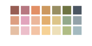 Colour palettes are important for branding.