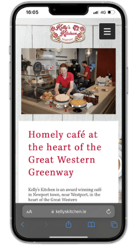 Kelly's Kitchen newport old website.